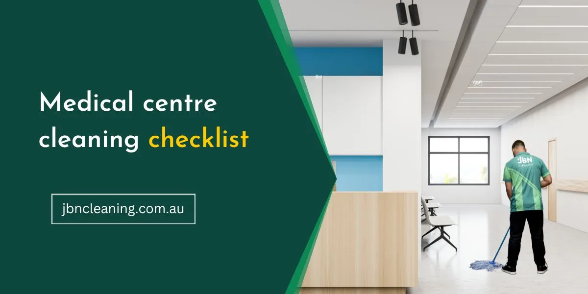 Medical cleaning checklist