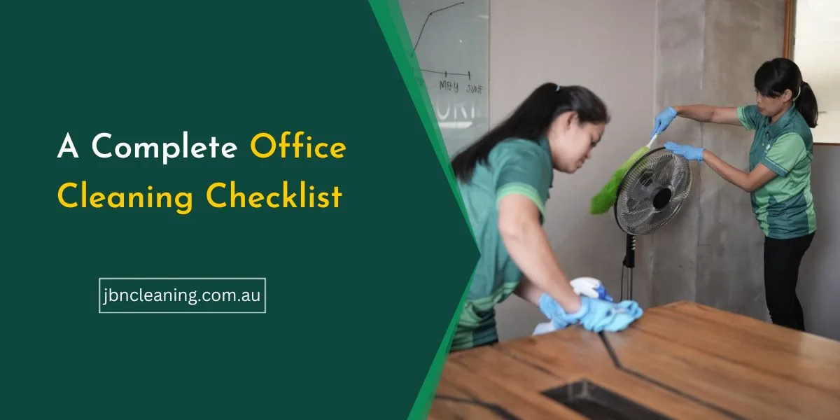 Best office cleaning checklist