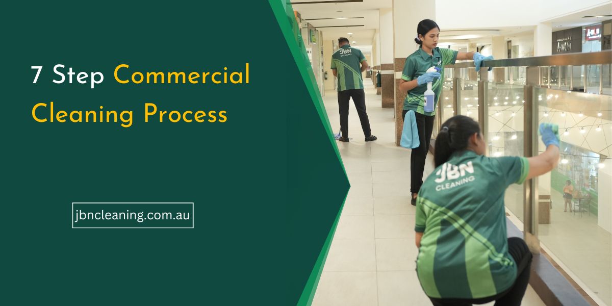 Commercial cleaning process